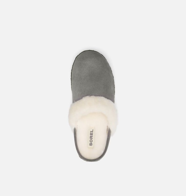 Womens Slippers Grey - Sorel Nakiska™ II - 673-AVTGOF